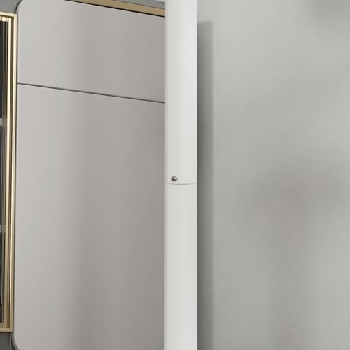 HOMCOM Mesa de Bar Redonda, Mesa de Comedor, Ø60x102 cm, con Encimera Laminada y Marco de Acero, para 2 Personas, Moderna, para Casa, Cocina, Blanco - imagen 9