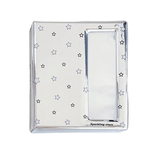 Álbum de fotos plateado para fanáticos de ídolos, con portahojas transparentes de PVC, 40 páginas, tamaño A5 miniatura 4