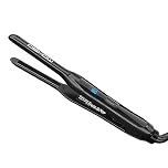 DSHOW Pencil Straighteners for Short Hair, Pencil straighteners for Short Hair, Dual Voltage with Adjustable Temperature, Auto Shut Off (Black)
