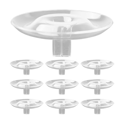 Flower Frog Acero Inoxidable - Plug Kenzan Round -in Ayuda | Soporte De Flores Flotantes Hidropónicas De 10pc | Soporte De Flores Transparentes Para Jarrones Y Acuarios, 5-7 Cm, Decoración De Bricolaj