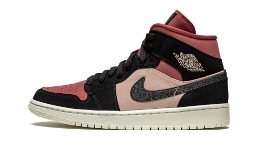 NIKE Damen WMNS Air Jordan 1 Mid Basketballschuh, Particle Beige Black...