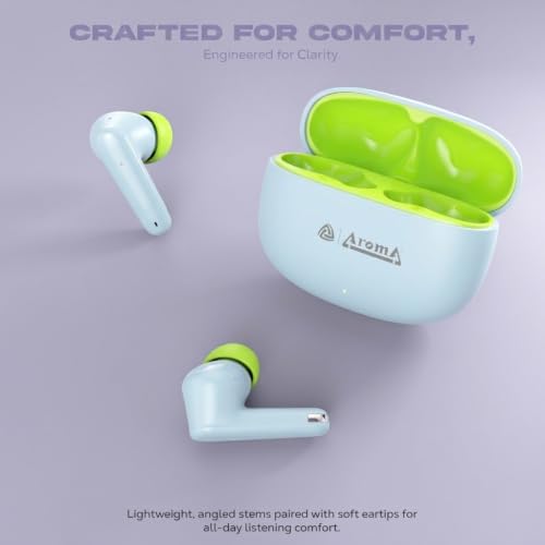 Image of AROMA NB126 Force Plus Upto 50Hr Playtime*, Fast Charging, Dual Pairing, Heavy Bass Bluetooth