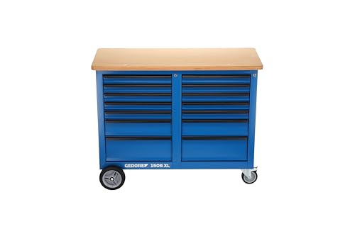 Gedore 1506 XL 2511 Workbench with 14 Drawers, 1.25 m