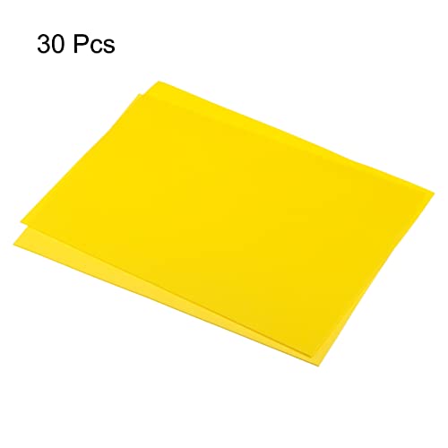 Image of uxcell EVA Foam Sheets Yellow 12 Inch x 9 Inch 2mm Thickness for Crafts DIY Pack of 30
