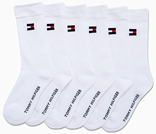 Tommy Hilfiger Unisex Kids' Athletic Socks - Cushioned Crew Socks (6 Pack)4