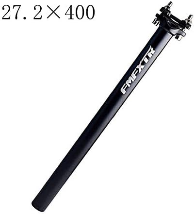 Yichu 30.9mm Aluminum Alloy Bike Seat Post Length 400mm Black for Mountain Bike Fixed Gear Bike Seatpost