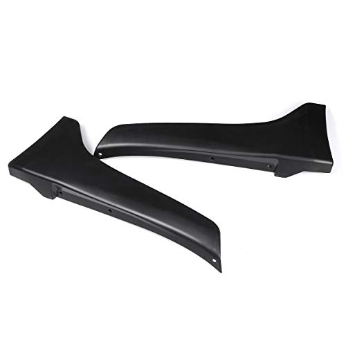 Vehicle Bumper Black Q50 Front/Rear Bumper Lip Car For Fender Splash Mud Flaps Guards Guard Angle Corner Protection For Infiniti Q50 2014-2017 (Color : Front Rear) #TOP4