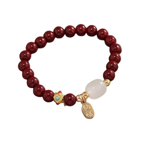 Bracelet en jade coloré ajustable pour en finir avec les bijoux trop serrés style perles Fu