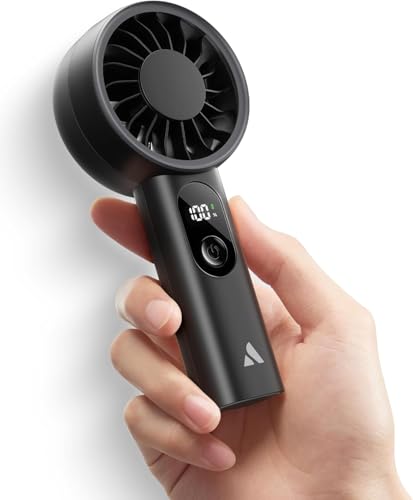 Aecooly Mini Ventilador de Mano USB Recargable 10h Enfriamiento Máximo — imagen 1