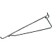 National Mfg N235-283 10 inch Galvanized Shelf Bracket