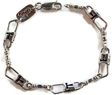 Fishers of Men .925 Sterling Silver Tau Cross ACTS Bracelet