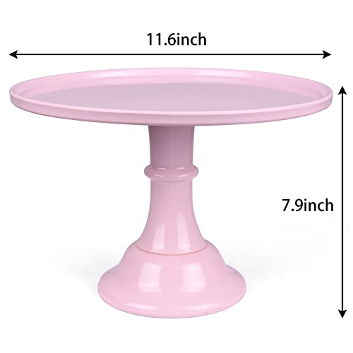 Klaskware Round Cake Stand 11 Inch Melamine Cake Display Stand Dessert Cupcake Display Tray For Graduation,Wedding,Birthday,Party,Baby Shower,Anniversary,Ceremony,Christmas thumb #1