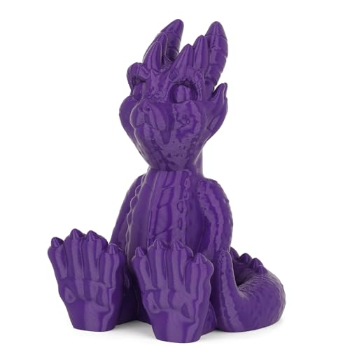 Image of NUMAKERS PETG 3D Printer Filament, 1.75mm, Dimensional Accuracy + /- 0.05 mm, 1 kg Spool (2.2 lbs), Compatible with Most FDM Printers (Thanos Purple)