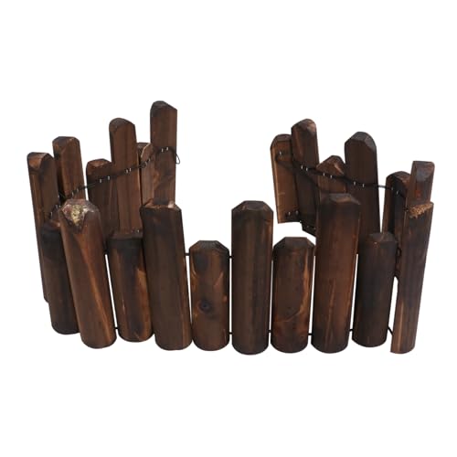 KONTONTY Recinzione in Legno Per Giardino Recinzione Divisoria Per Cortile Decorazione Leggera E Portatile