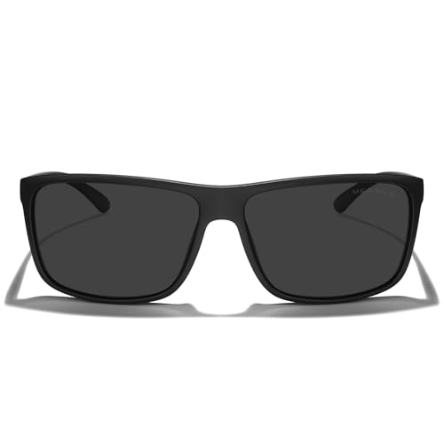 MERRY'S Rectangular Polarized Sports Sunglasses for Men Women Cycling Driving Fishing UV400 Protection S82252