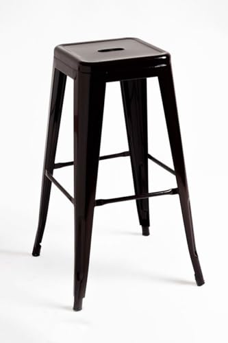 Regalos Miguel - Packs Taburetes Altos - Pack 2 Taburetes Torix Altos - Negro