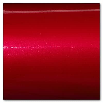 Image of RockRose 2026 Cherry Red Car Wrap Vinyl 5FT x 60FT - Deep Gloss Red Vehicle Film Roll, Air Release Technology, Self-Adhesive Automotive Vinyl for Cars, Motorcycle
