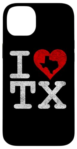 I LOVE TEXAS I HEART TX FLAG THE LONESTAR STATE LOVE PRIDE �X�}�z�P�[�X iPhone 14 Plus �p