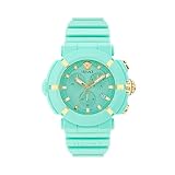 Versace Orologio Cronógrafo al Quarzo Svizzero Unisex-Adulto con Cinturino in Plastica VE0L00325