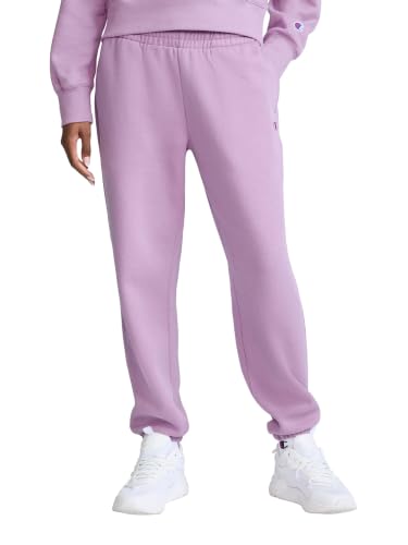 Image of Champion Women's Cinched-Bottom Fleece Sweatpants, Oversized Fit, Midweight