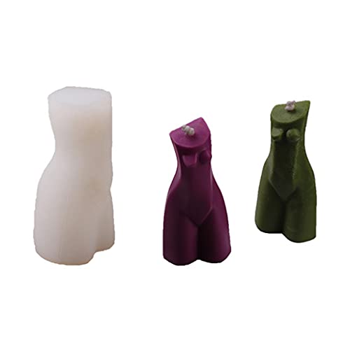 JIUYECAO Nordic Style künstlerische Körper Kerze Form nordischer Stil künstlerischer Körper Körper 3D Kerze Silikonform… – Bild 7