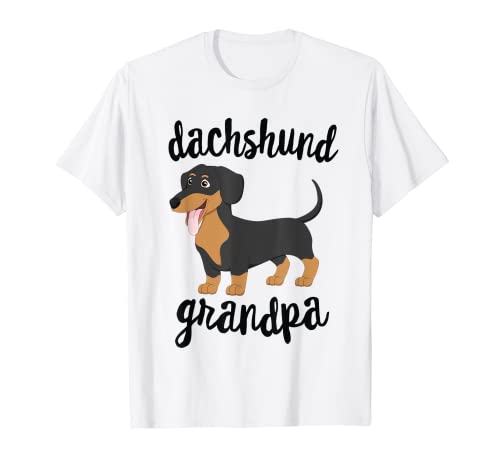Dachshund Abuelo Pawpa Perro Abuelos Grand Paw Camiseta