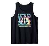 Lets Go to The Beach Laguna Beach California Tank Top