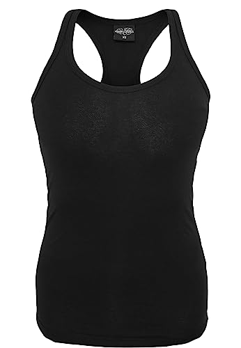 Urban Classics Ladies Jersey Tanktop, Camiseta, Mujer, Negro, S