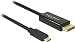Produktbild DeLock Kabel USB Type-C Stecker > Displayport Stecker (DP Alt Mode) 4K 60 Hz 2 m Schwarz