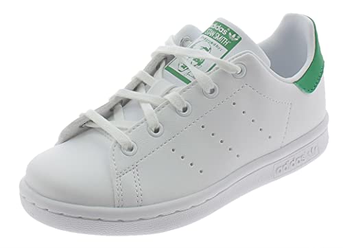 Scarpe per bambini adidas Stan Smith C, Sneaker Unisex - Bambini e ragazzi, Bianco (Ftwr White/Ftwr White/Green Fx), 29 EU