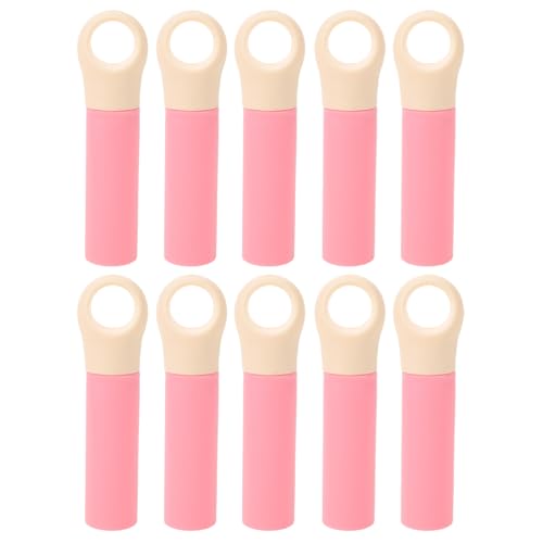 FIXOSHEE Mango de Escoba Repuesto 22 Mm Plástico Rosa 10 Piezas Accesorios para Trapeador Recogedor de Polvo Recambio para Herramientas de Limpieza Doméstica