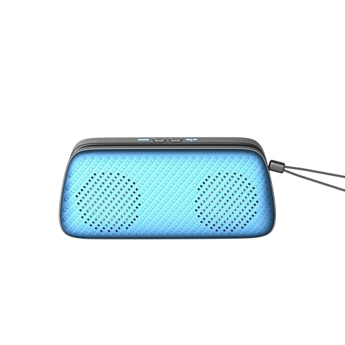 Image of sonilex 10W Bluetooth Speaker, Mobile Holder, TWS, Type-C Charging (Blue)