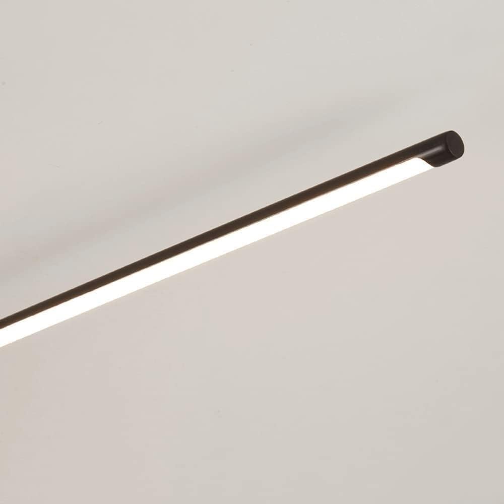 Liniowa lampa sufitowa LED, minimalistyczna, częściowo wpuszczana, do jadalni, salonu, kuchni, przedpokoju i szafy, energooszczędna
