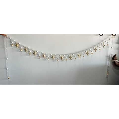 TrendBell Handmade Ganesh with AD Toran Door Hanging Toran Thoranam Door Living Room Decor Bandanwar Home Valance Decorations Window for Wall Ethnic Decorative Vintage, 36 Inch Cover