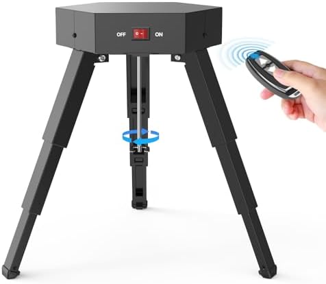 Eyoyo Ice Fishing Camera Tripod Panner Positioner, 360° Rotation Underwater Camera Tripod w/Foldable Extendable Legs, Fits Ice Holes up to 11 Inches, Metal Housing