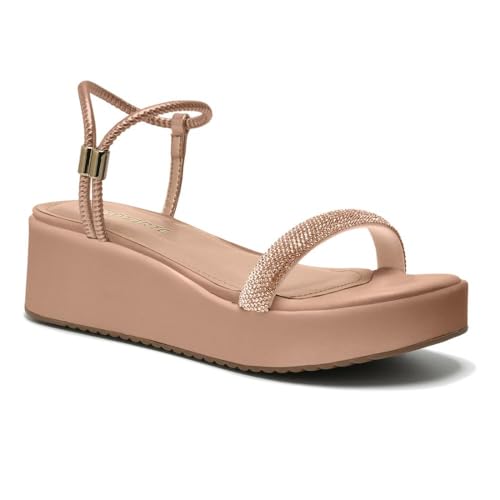 Sandalia Via Marte Plataforma Ref 167-001-01 Macadamia 036