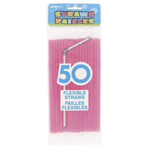 Pitillos Flexibles Neón Vibrantes - Pack de 50 miniatura 4