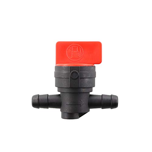 MCHNIC 3x Universal Benzinhahn 6mm Ein/Aus Kraftstoffhahn Benzinfilter Benzinschlauch für die meisten Motoren für Briggs & Stratton 698183, 494768, 493960, 491860, Wolf 2058063, 2059063