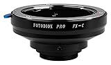 Fotodiox Pro Lens Mount Adapter - Compatible with Fuji Fujica X-Mount 35mm (FX35) SLR Lenses to C-Mount (1' Screw) Cine & CCTV Cameras