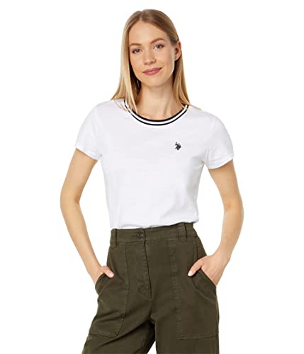 RINGER NECK TRIM T-SHIRT