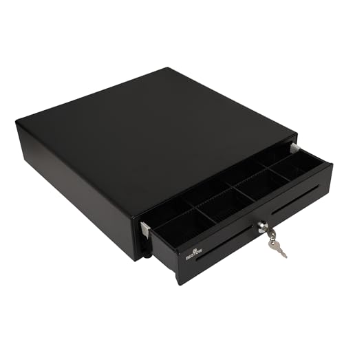 Image of Bestow Cash Drawer for Shop Counter - Point of Sale (POS) Billing System Cash Box with Electronic & Manual Lock | Stainless Steel | 13 Compartments (CD-410) for Malls, Shops & Restaurants