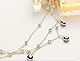 Boho Layered Böse Augentropfen Fußkettchen Vintage Böse Augen Fußkettchen Armbänder Silber Fußkettchen Böse Augen Kette Armbänder Sommer Strand Fußkettchen Fußkettchen Schmuck Frauen Geschenke