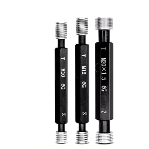 1PC Steel Mer-cury Gage Thread Gauge Tolerance 6G M0.8 M1 M1.2 M1.4 M1.6 M2 M3 M4 M5 M6 M8 M10 M12 M14 M18 - M60(M1.4X0.3 6G) miniatura 1