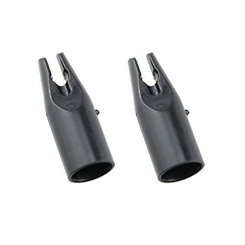 E-Outstanding 25Pcs Plastic Archery Arrow Nocks For Id 8Mm Arrow Shaft Archery Accessory, 8X35Mm #TOP1