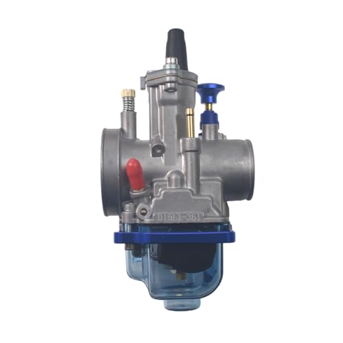 Image of Upgrade PWK 24mm Carburetor Air Filter Intake Pipe Manifold Kit For Coleman CT200U BT200X For Baja Warrior MB200 For Predator 212cc 196cc Honda GX160 GX200 6.5hp Engine Mini Bike Go Kart Blue