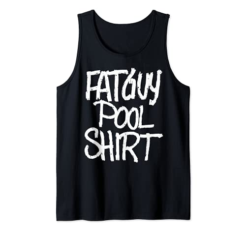 Mens Fat Guy Pool Men’s Tank Top