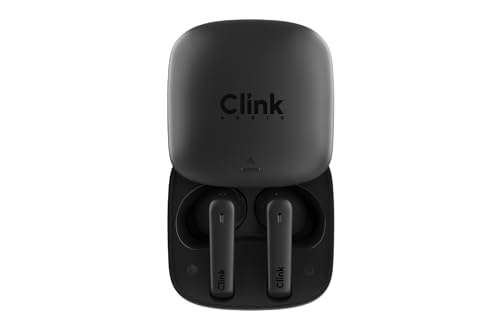 clink VoiceBuds Wireless in Ear Earbuds - Bluetooth 5.3 Earphones - 60Hrs Music Playback, 6HD Mics for Clear Calls - Wind Noise Cancellation - 10mm Dynamic Drivers, Fast Charging (Sable Black) (B0D4VM78FH) Amazon Price History, Amazon Price Tracker