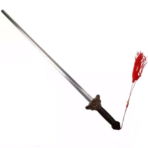 HIXNUG Stainless Steel Dull Sword Toys Retractable Sword Practice