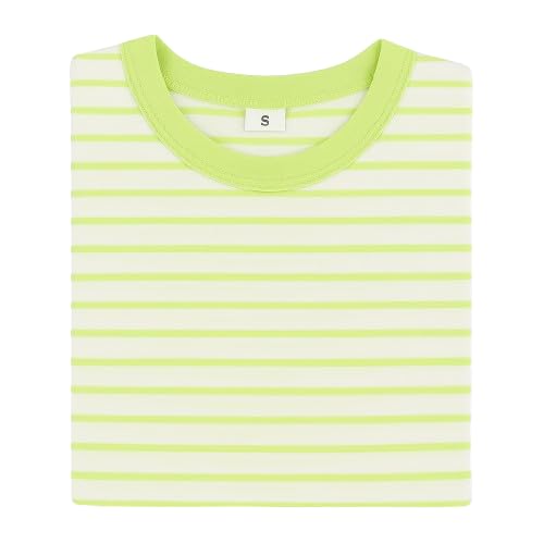 Image of Children's Striped Cotton T-Shirt, Classic Design, Multiple Colors, Age 1-7