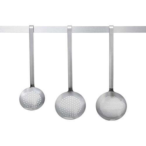 RÖSLE Haken Schaumlöffel flach grob gelocht, 10 cm, Edelstahl 18/10 – Ansicht 2
